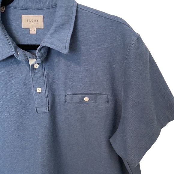 Jachs Blue Pocket Front Polo Shirt - Size XL - Picture 3 of 10